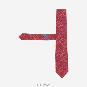 페라가모 전체 패턴 실크 넥타이 351434 004 TP979713116