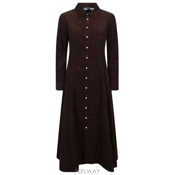 폴로 랄프 로렌 타일러 코듀로이 플레어 셔츠 드레스 211B17452005 DABRO TP979700441