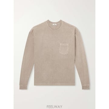 26 FW 에이골디 브라운 루칸 코튼 저지 티셔츠 TP580553670