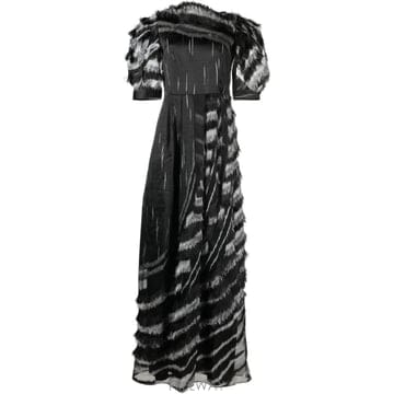 Alberta Ferretti 26 FW �˺���Ÿ�䷹Ƽ ��Ƽ ��Ʈ������ �̺�� �巹�� A04276648 TP45742303826 FW �˺���Ÿ�䷹Ƽ ��Ƽ ��Ʈ������ �̺�� �巹�� A04
