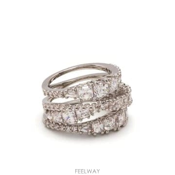 Swarovski 26 FW ���ͷκ꽺Ű Twist Wrap crystal embellished ring 5584650 TP426 FW ���ͷκ꽺Ű Twist Wrap crystal embellished ring