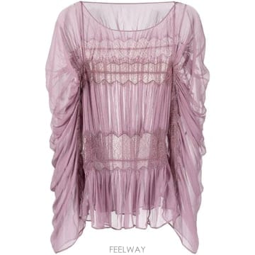 Alberta Ferretti 26 FW �˺���Ÿ�䷹Ƽ �巹���� ���̽� �г� ����콺 A02086614 TP45746606926 FW �˺���Ÿ�䷹Ƽ �巹���� ���̽� �г� ����콺 A02