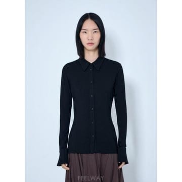 26 FW 토템 여성 피티드 저지 셔츠 tot0265035blk