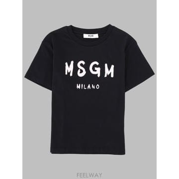 26 S/S MSGM 엠에스지엠 티셔츠 콘 로고 (KIDS 상품) S B0042185178