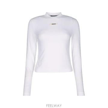Jacquemus 26FW ��ũ���� �׷α׷� �ΰ� �ս����� Ƽ���� TSW00155AJ00124 100 White26FW ��ũ���� �׷α׷� �ΰ� �ս����� Ƽ���� TSW00155AJ