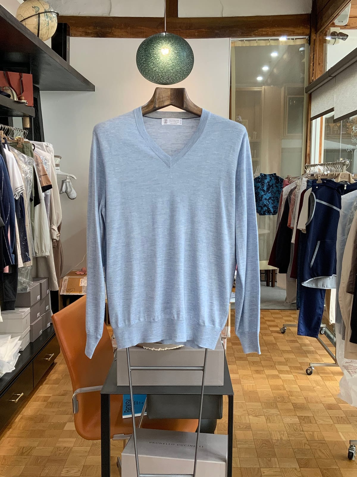 Brunello Cucinelli [Ż����] ���Ϲ߼� ���ڷ� ��ġ�ڸ� ĳ�ù̾� ��ũ ���̳� ��Ʈ ������[Ż����] ���Ϲ߼� ���ڷ� ��ġ�ڸ� ĳ�ù̾� ��ũ ����