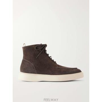 26 FW 오피시네크리에이티브 브라운 프레임 004 스웨이드 레이스업 부츠 TP580852096