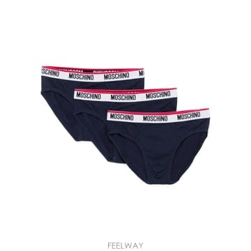26 FW 모스키노 로고 밴드 브리프 3팩 세트 A13934300 TP445974688