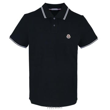 몽클레어 로고패치 카라티 8A00025 84556 77X