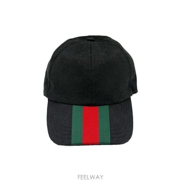 구찌 Gucci 789016 블랙 오리지날 볼캡 야구 모자 S