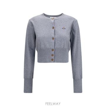 [K68]비비안웨스트우드 1803002UY001V P001 여성 니트 스웨터 가디건 Bea crop Card