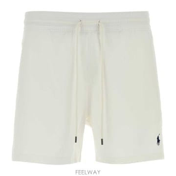 26 FW 폴로 랄프로렌 로고 엠브로이더드 드로스트링 스윔 쇼츠 009 710B16721
