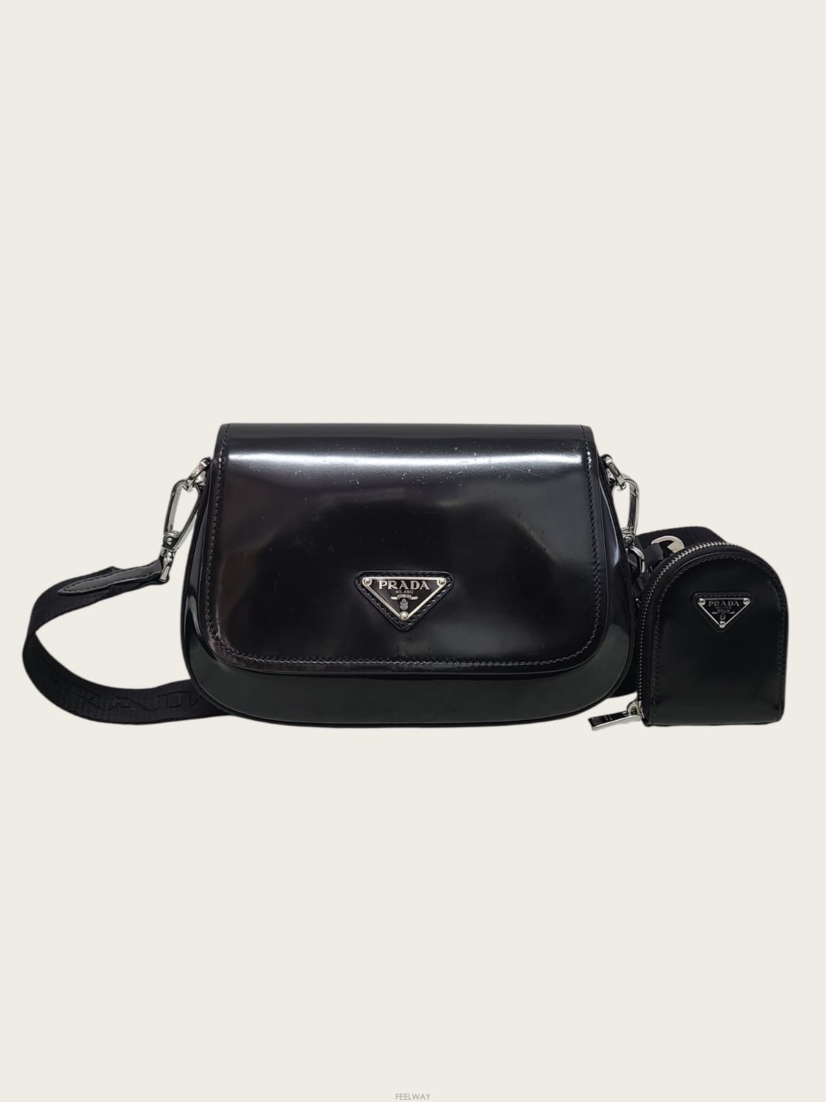 PRADA [�߰���ǰ/���̽���] ����� ���� �귯�õ� ���� �÷� �Ŀ�ġ ��Ʈ�� ��� ũ�ν���[�߰���ǰ/���̽���] ����� ���� �귯�õ� ���� �÷� ��