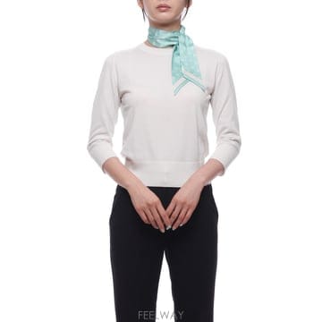 26FW 여성 트리 스키니 스카프 (VS4774 984 T629 26F)