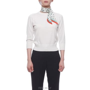 26FW 여성 페더루어 스키니 스카프 (VS4899 204 T631 26F)