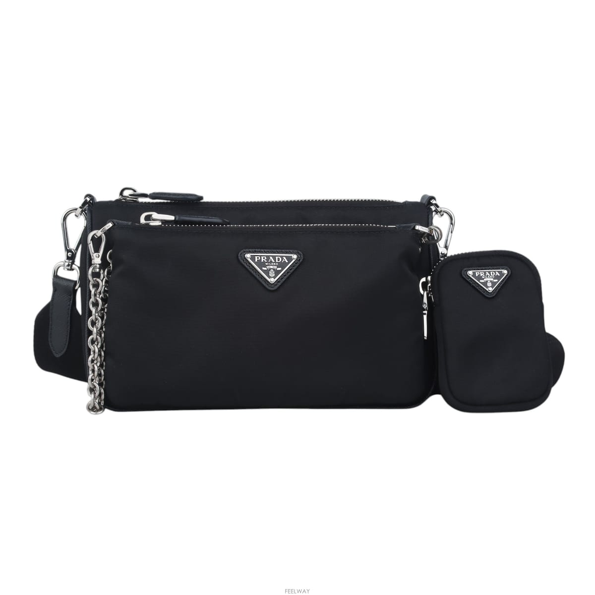 PRADA ����� 1BH230 �����Ϸ� �� ���ǾƳ� ���� �̴� ũ�ν��� (26���ȭ���κ��̽��纻) 37630����� 1BH230 �����Ϸ� �� ���ǾƳ� ���� �̴� ũ�ν��� 