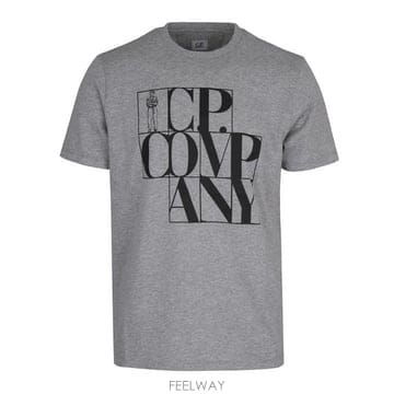CP컴퍼니 로고 반팔 티셔츠 12CMTS049A 005100W M93