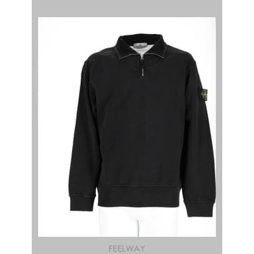 26 F/W 스톤 아일랜드 맨투맨 콘 지퍼 CORTA E 패치 로고  B0042276282