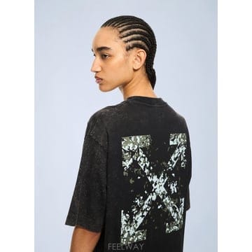 26 S/S 오프화이트 애로우 CONFETTI 스케이트 티셔츠 2AA B0112280568