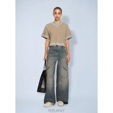 26 S/S 오프화이트 빅 포켓 데님 팬츠 2YB01NS26DEN00 B0112280577