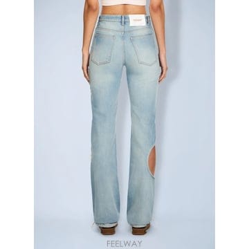 26 S/S 오프화이트 뉴 메테오 데님 팬츠 2YA06ES26DEN0 B0112280580
