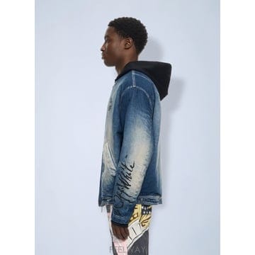 26 S/S 오프화이트 체리 JERS 후드 DEN JKT 44MYE0 B0112280585