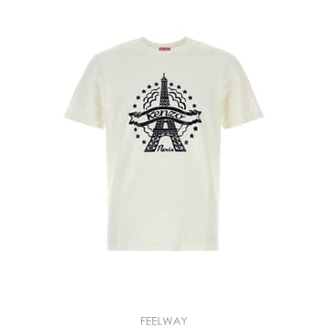 겐조 KENZO 에펠 TOWER DESIGN 슬림 티셔츠 FG65T B0442276719