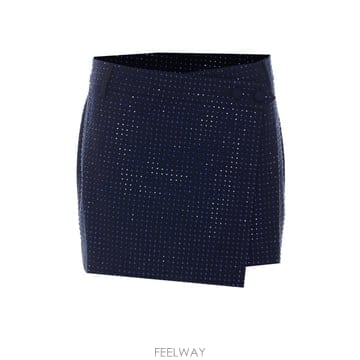 26 F/W 핑코 SOAVE 풀 스트라스 지갑 미니스커트 107674 B0012280990