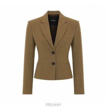 26 F/W 핑코 TEROLDEGO 블레이저 크롭 슬림 핏 10778 B0012280996