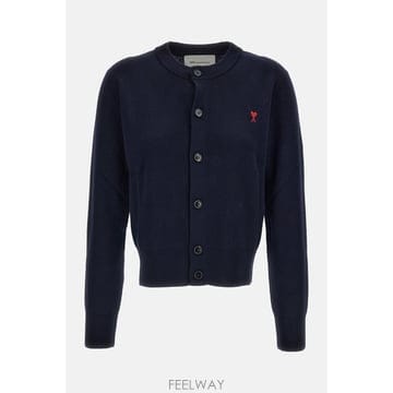 26 F/W 아미 크루넥 가디건 WITH 아미 드 꾀흐 FKC3610 B0032252203