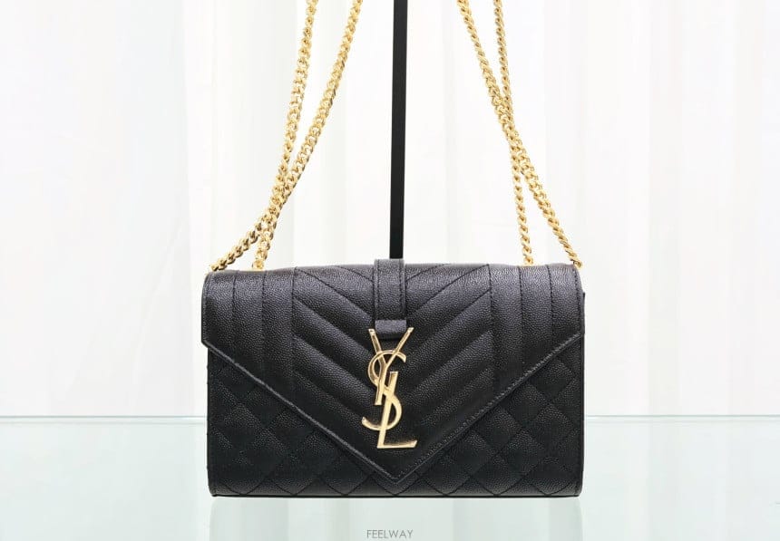 Saint Laurent ���ζ� �������� ü�� ũ�ν� ����� 600195 BOW91 1000���ζ� �������� ü�� ũ�ν� ����� 600195 BOW91 1000