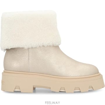 26SS Moncler Stivaletti in shearling Aurea K209B4F00070M7549