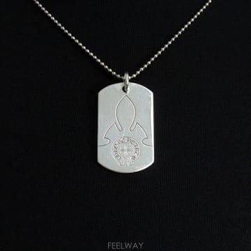 크롬하츠 플레어니 도그택 라지 펜던트 볼체인 남성 네크리스 목걸이aa66887