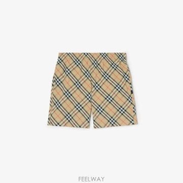 26FW Burberry Embroidered nylon 스위밍 숏츠 8126465B9368 TP577982