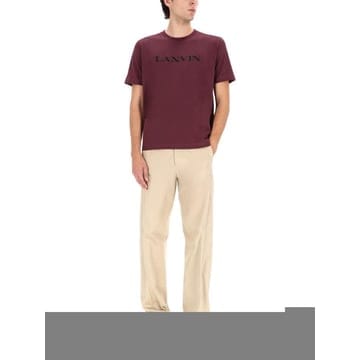 25FW Lanvin T 셔츠 WITH 로고 RMTS0012J300H25355 TP577738794