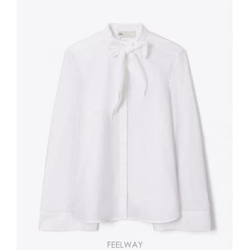 26FW 토리버치 코튼 보우 Tunic 180926100 TP577982629