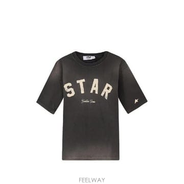 Golden Goose �׶�����Ÿ �ؿ� ��籸�� ���� LOGO COTTON Ƽ���� GUP01873P00241960666�׶�����Ÿ �ؿ� ��籸�� ���� LOGO COTTON Ƽ���� GUP01
