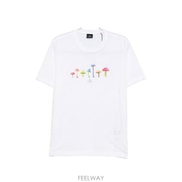 Paul Smith �׶�����Ÿ �ؿ� �����̽� ���� MUSHROOMS COTTON Ƽ���� M2R011RWP607701�׶�����Ÿ �ؿ� �����̽� ���� MUSHROOMS COTTON Ƽ���� 