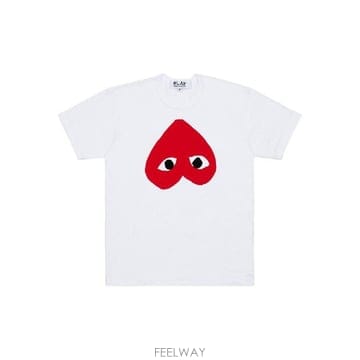 Comme des Garcons �׶�����Ÿ �ؿ� �ĵ������� ���� RED HEART COTTON Ƽ���� AXT346D1�׶�����Ÿ �ؿ� �ĵ������� ���� RED HEART COTTON Ƽ��