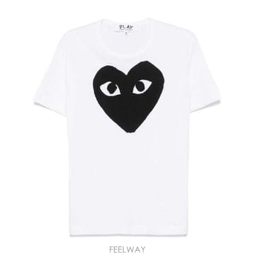 Comme des Garcons �׶�����Ÿ �ؿ� �ĵ������� ���� BLACK HEART COTTON Ƽ���� AXT0701�׶�����Ÿ �ؿ� �ĵ������� ���� BLACK HEART COTTON Ƽ