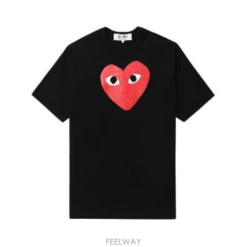 Comme des Garcons �׶�����Ÿ �ؿ� �ĵ������� ���� RED HEART COTTON Ƽ���� AXT112D1�׶�����Ÿ �ؿ� �ĵ������� ���� RED HEART COTTON Ƽ��