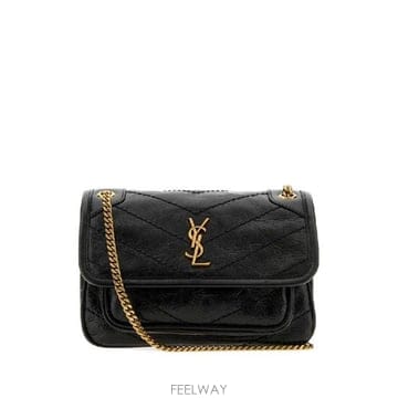 Saint Laurent �׶�����Ÿ �ؿ� ���ζ� ���� NIKI MINI LEATHER SHOULDER BAG 8460870EN0710�׶�����Ÿ �ؿ� ���ζ� ���� NIKI MINI LEATHER SHOULDER