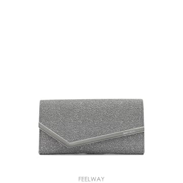 Jimmy Choo [V90]������ EMMIEUBDANTRACITE SILVER ���� Ŭ��ġ�� �Ŀ�ġ ��Ƽ���̽� Emmie Cl[V90]������ EMMIEUBDANTRACITE SILVER ���� Ŭ��ġ�� ��