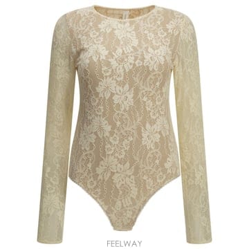 Zimmermann [V90]���Ӹ� 7616TF26RCRM ���� Ƽ���� �μҸ� ���� ����Ƽ Lace bodysuit[V90]���Ӹ� 7616TF26RCRM ���� Ƽ���� �μҸ� ���� ����