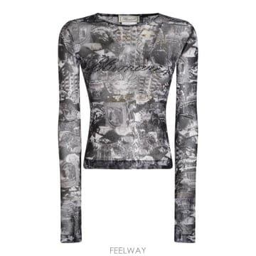 Blumarine [S27]���縶�� RF6008J1614L9660 ���� �߽�Ƽ�� �μҸ� Ƽ���� ���� ũ��Ƽ ����콺 ���� ž[S27]���縶�� RF6008J1614L9660 ���� �߽�Ƽ�� �μҸ� Ƽ