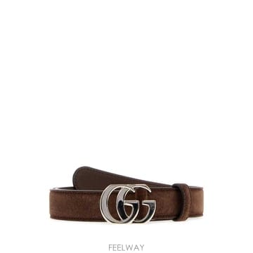 GUCCI [X45]���� A005SNCAACZ 2714 ���� ��Ʈ �㸮�� Brown suede belt[X45]���� A005SNCAACZ 2714 ���� ��Ʈ �㸮�� Brown sued