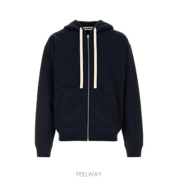 [X45]질샌더 J22HG0118J20128 402 남성 맨투맨 스웨트셔츠 후드 Navy blue cotto
