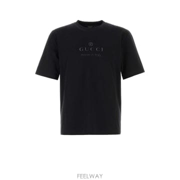 [X45]구찌 864625XJH5V 1152 남성 티셔츠 민소매 탑 Black cotton t shirt