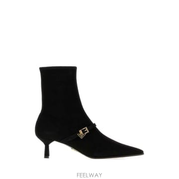 PRADA [X45]����� 1U648OF055L66 F0002 ���� ��Ŭ���� �̵� �պ��� �����̺��� Black sued[X45]����� 1U648OF055L66 F0002 ���� ��Ŭ���� �̵� ��