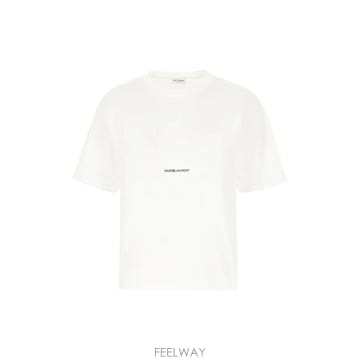 Saint Laurent [W63]���ζ� 460876YB2DQ 9000 ���� Ƽ���� ���� ž T SHIRT CANOTTE[W63]���ζ� 460876YB2DQ 9000 ���� Ƽ���� ���� ž T SHI